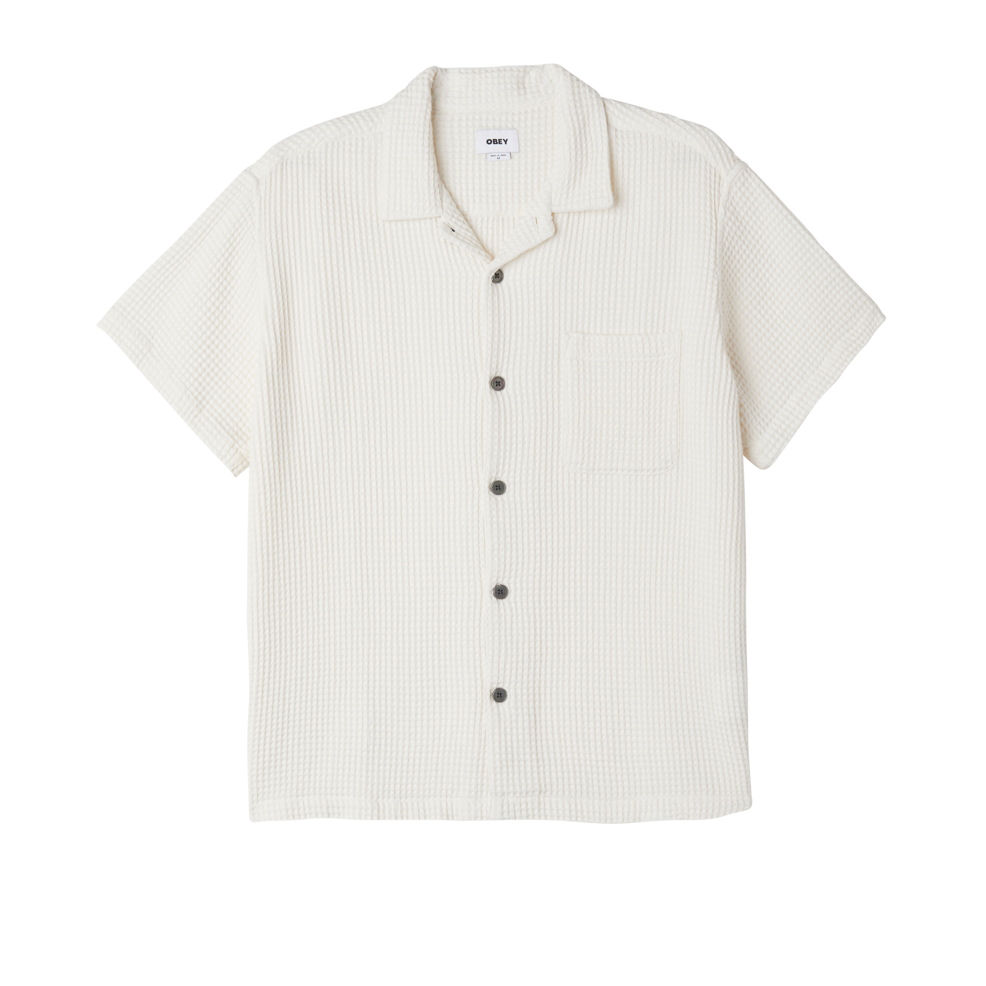Obey Balance Woven Shirt - Unbleached