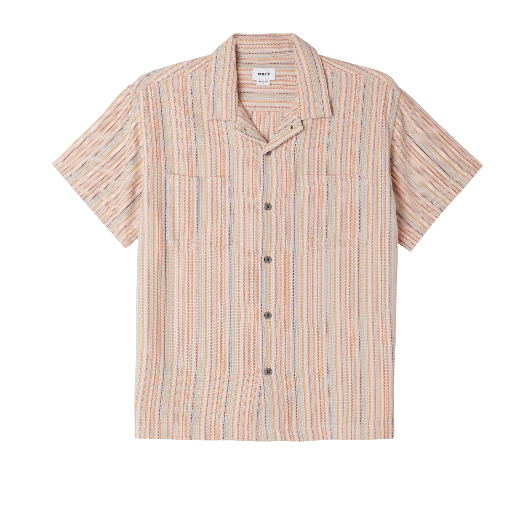 Obey Talby Shirt - Unbleached Multi