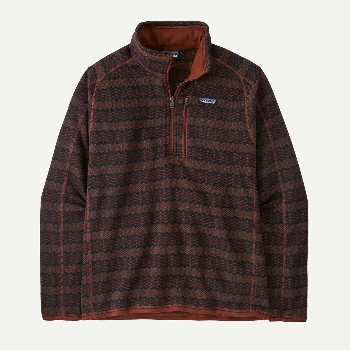 Patagonia Better Sweater 1/4 - Woven Together / Dried Vanilla