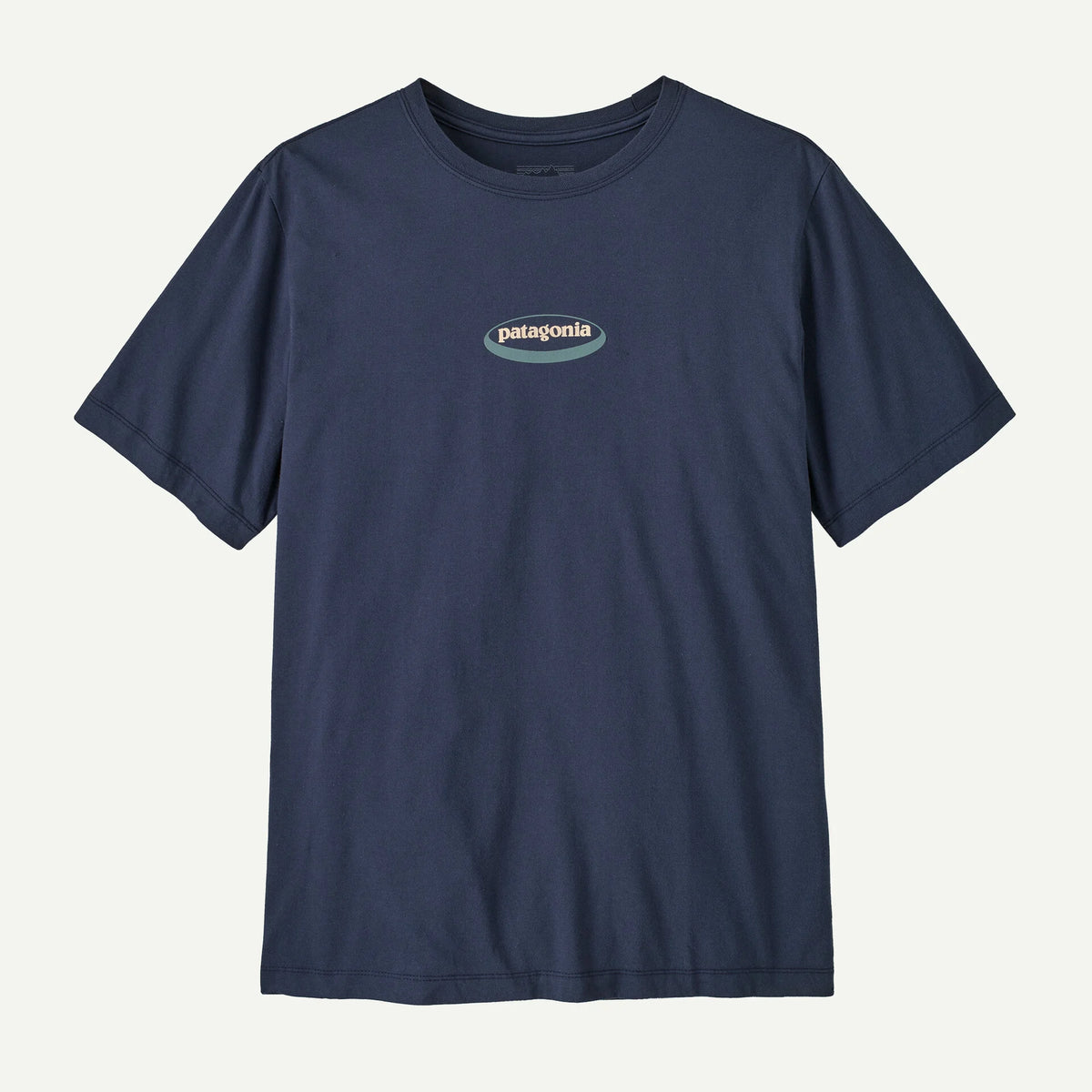 Patagonia 95 Oval Logo T-Shirt - New Navy / Kaleido