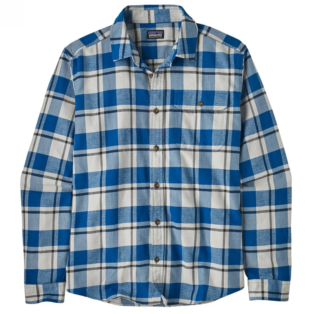 Patagonia LW Fjord Flannel - Endless Blue