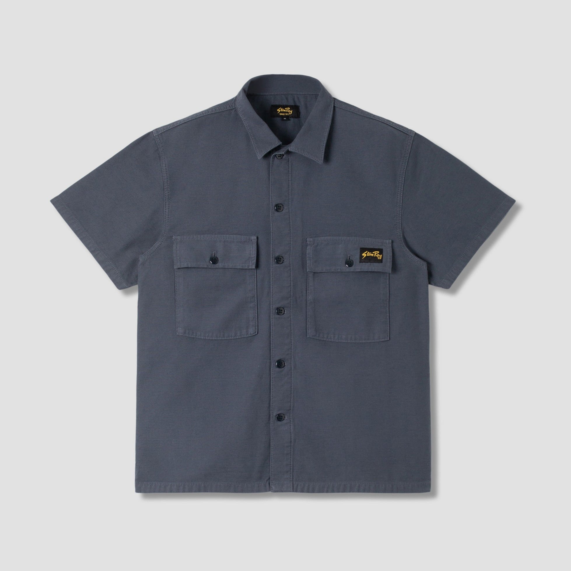 Stan Ray CPO Short Sleeve Shirt - Navy Sateen
