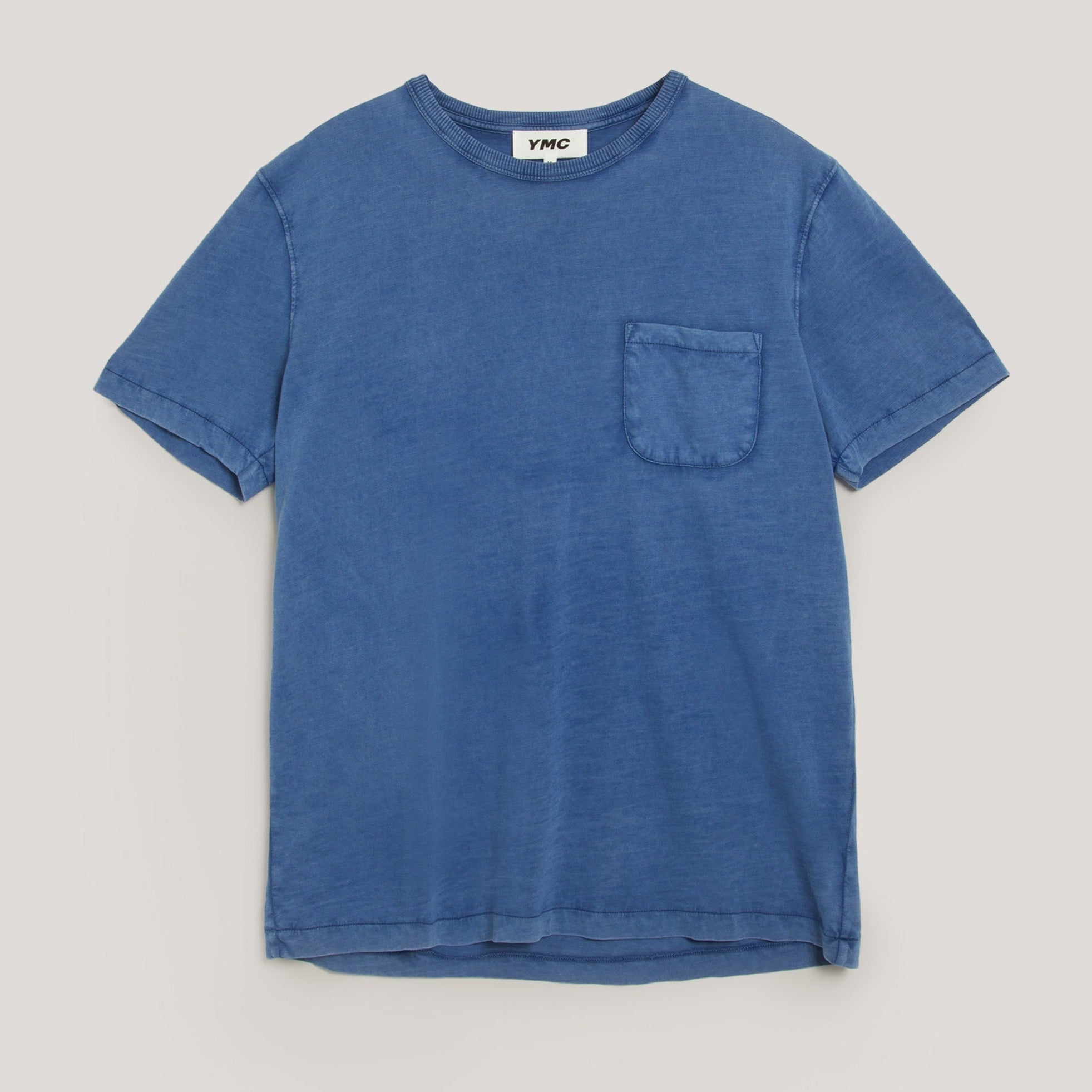 YMC Wild Ones Pocket T-Shirt - Blue
