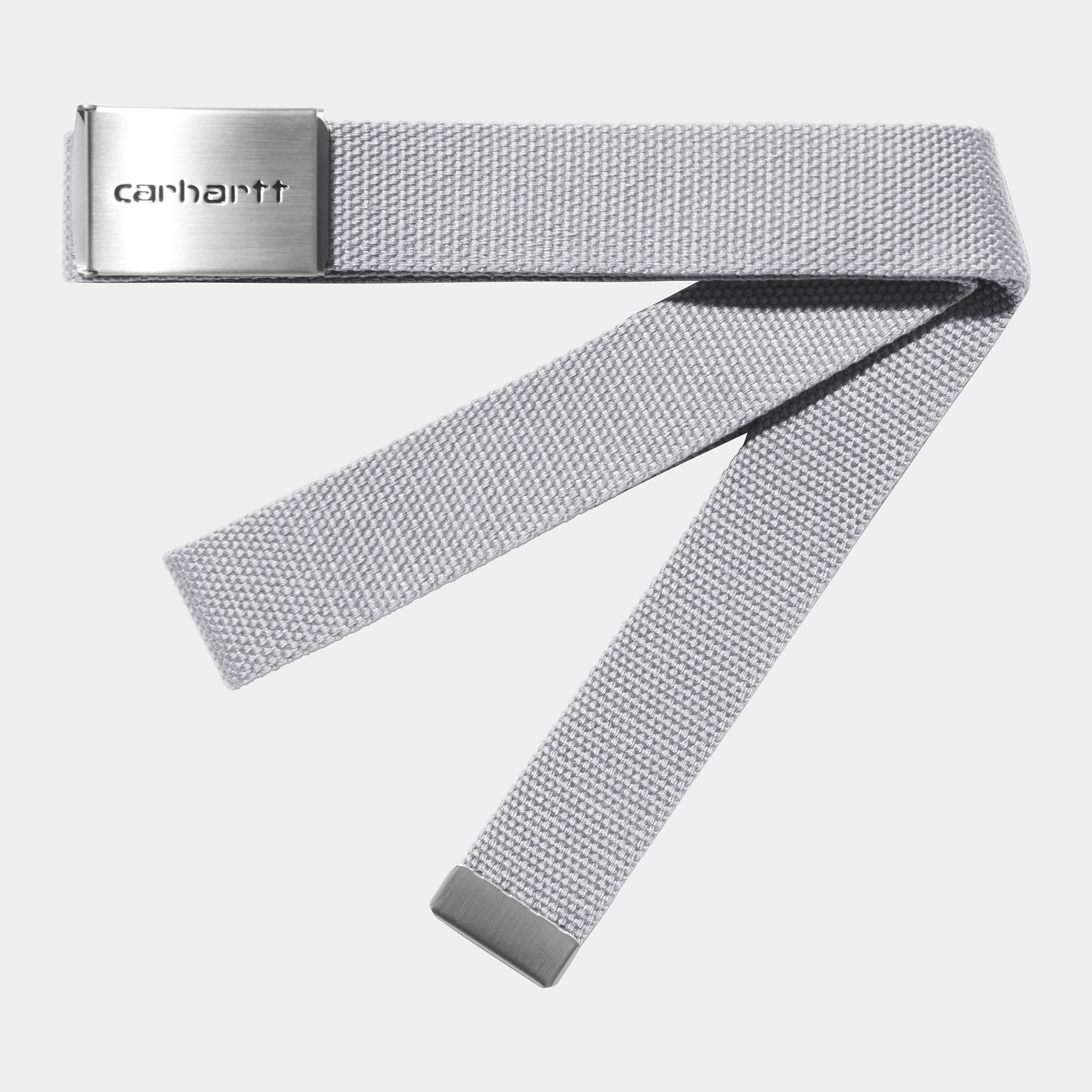 Carhartt WIP Clip Belt Chrome - Sonic Silver