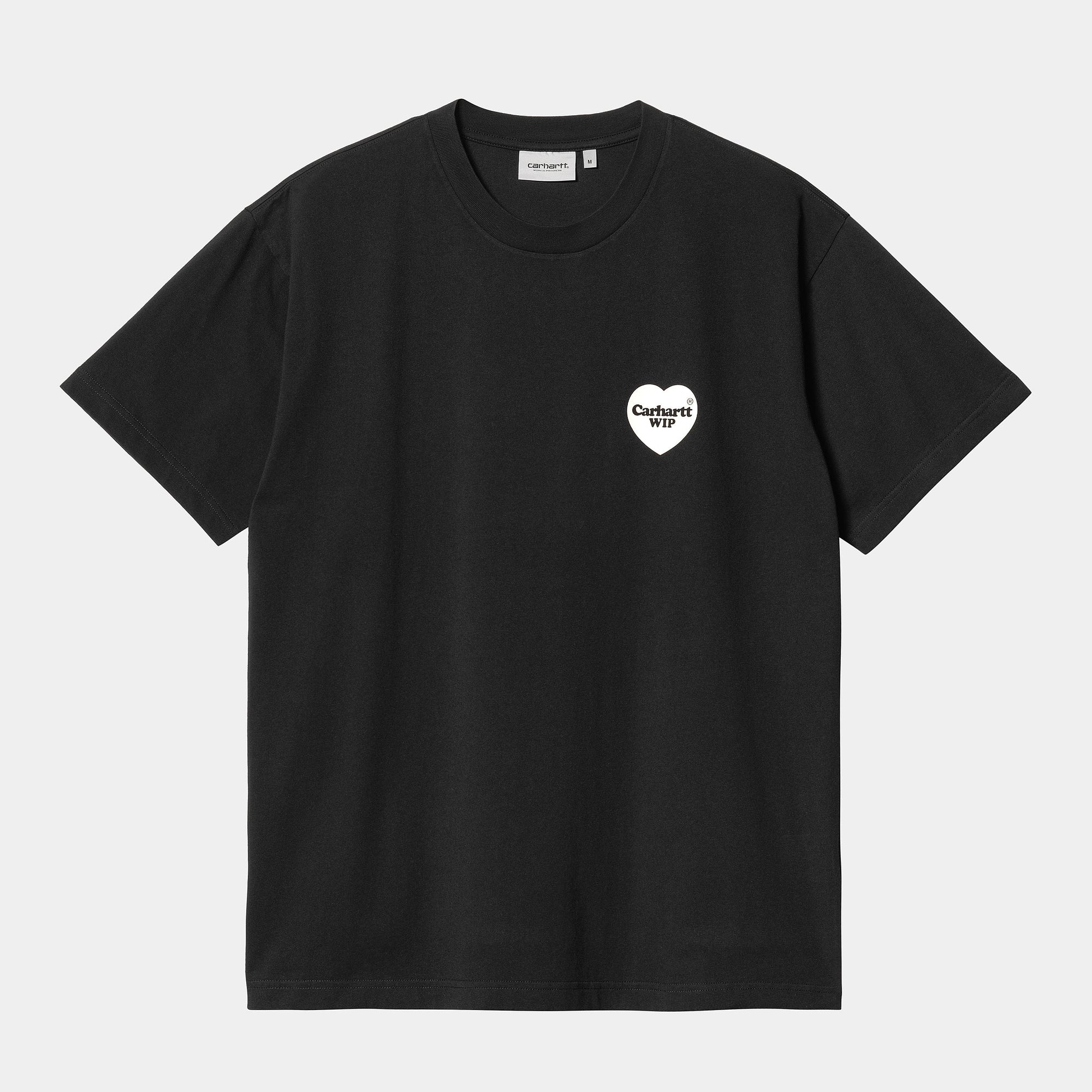 Carhartt WIP Heart Bandana T-Shirt - Black / White