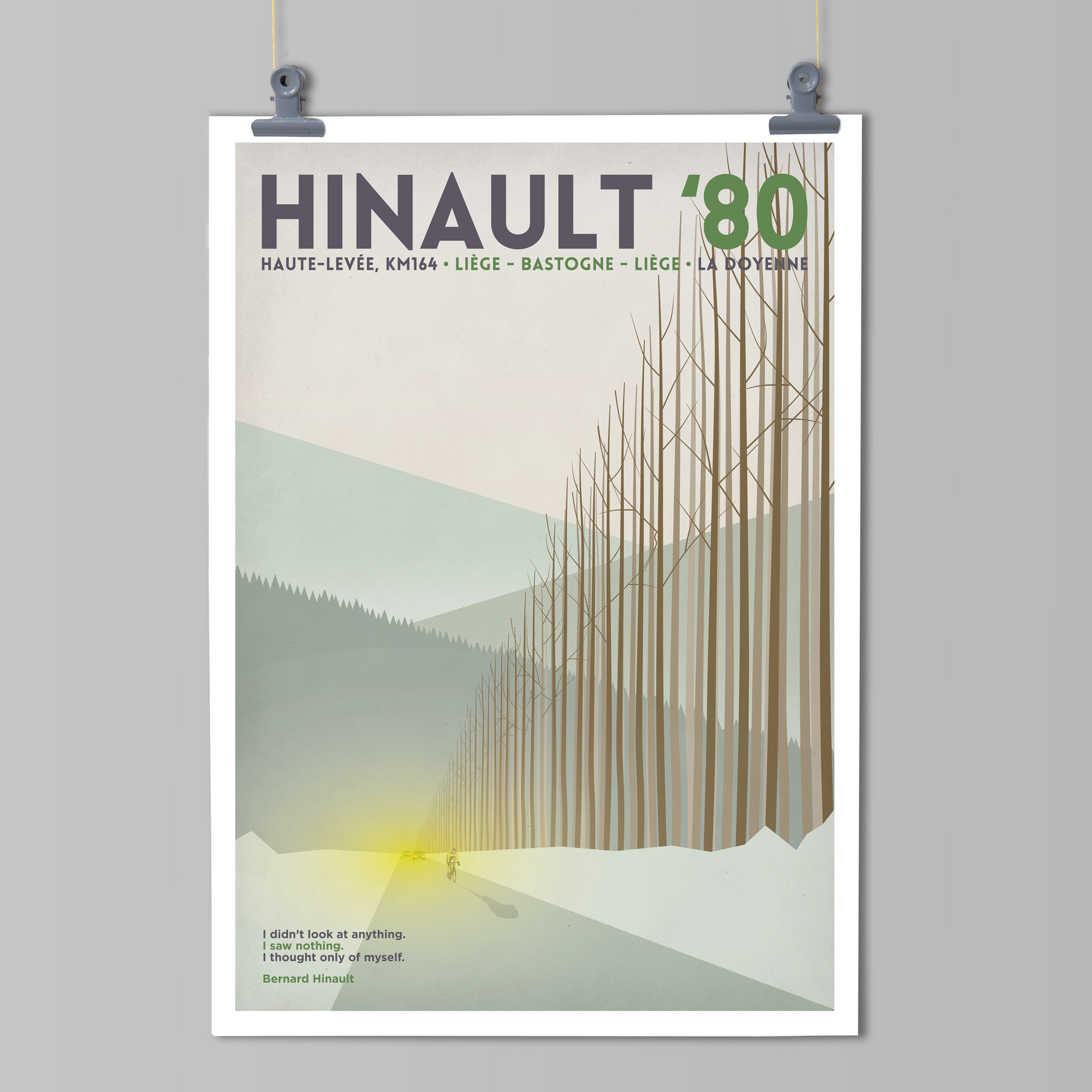 HMC Art Print - Panche Hinault 80