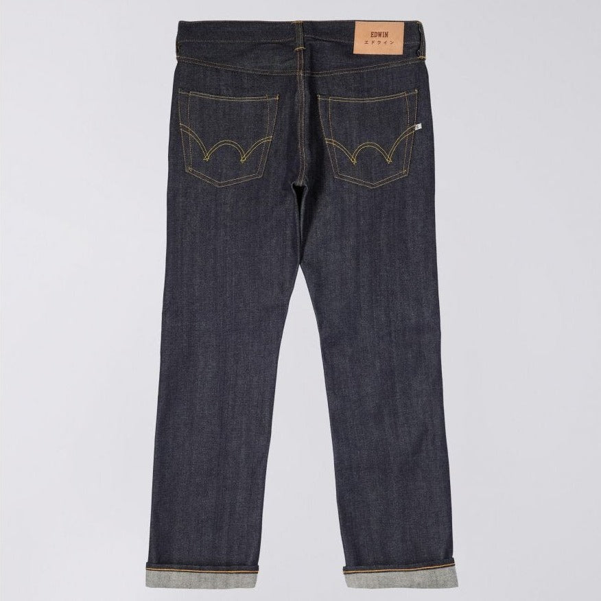 Edwin ED-47 Red Listed Selvage Denim - Blue Unwashed