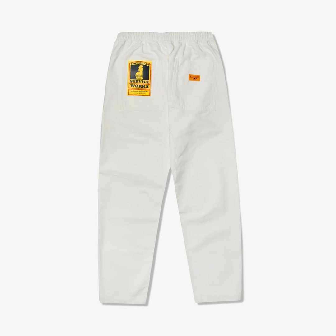 Service Works Classic Chef Pants - Off White