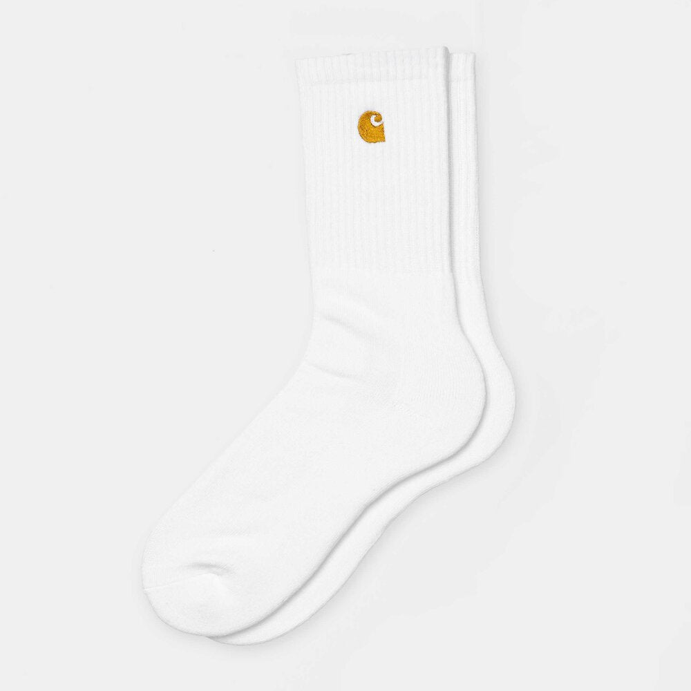 Carhartt Wip Chase Socks - White / Gold