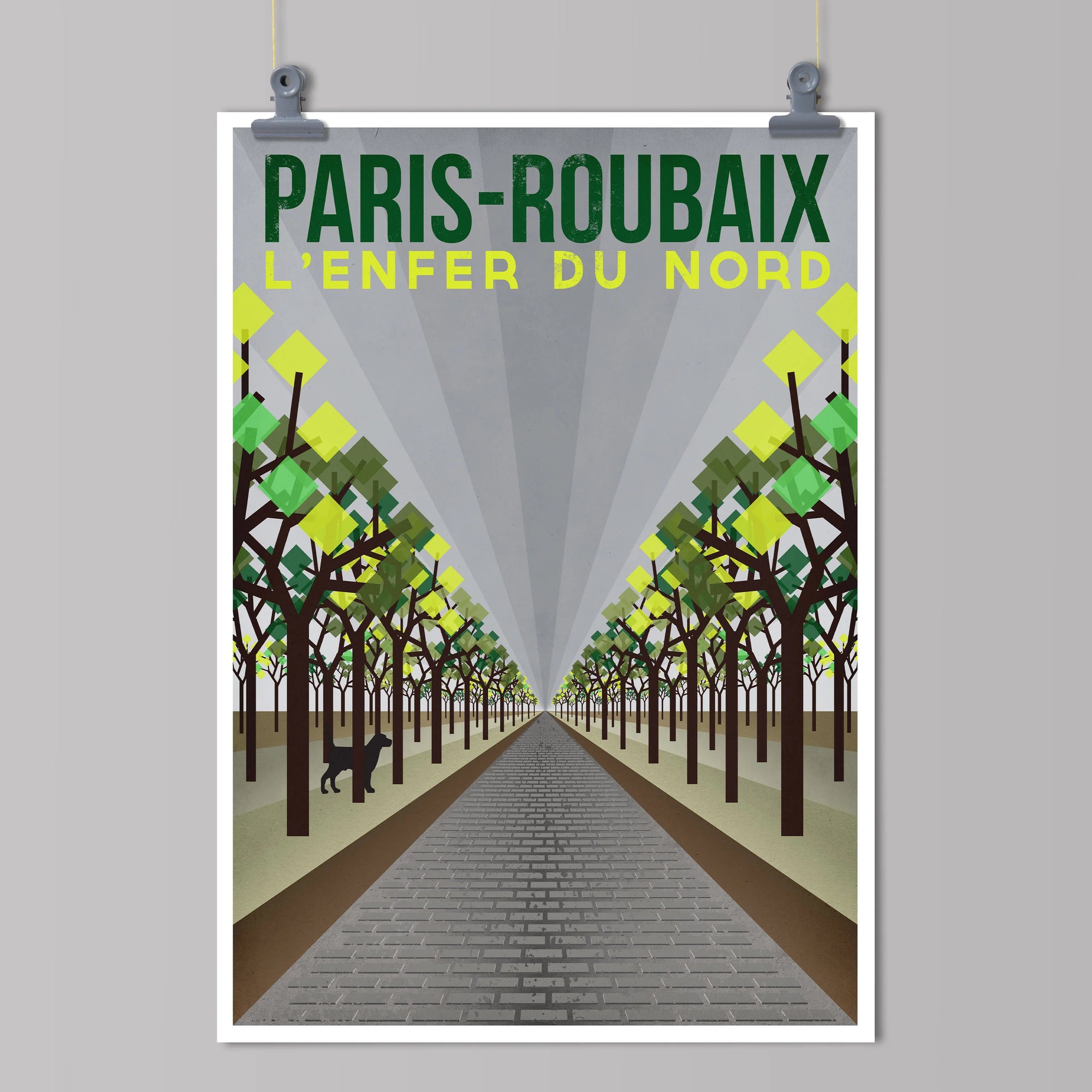 HMC Art Print - Paris - Roubaix