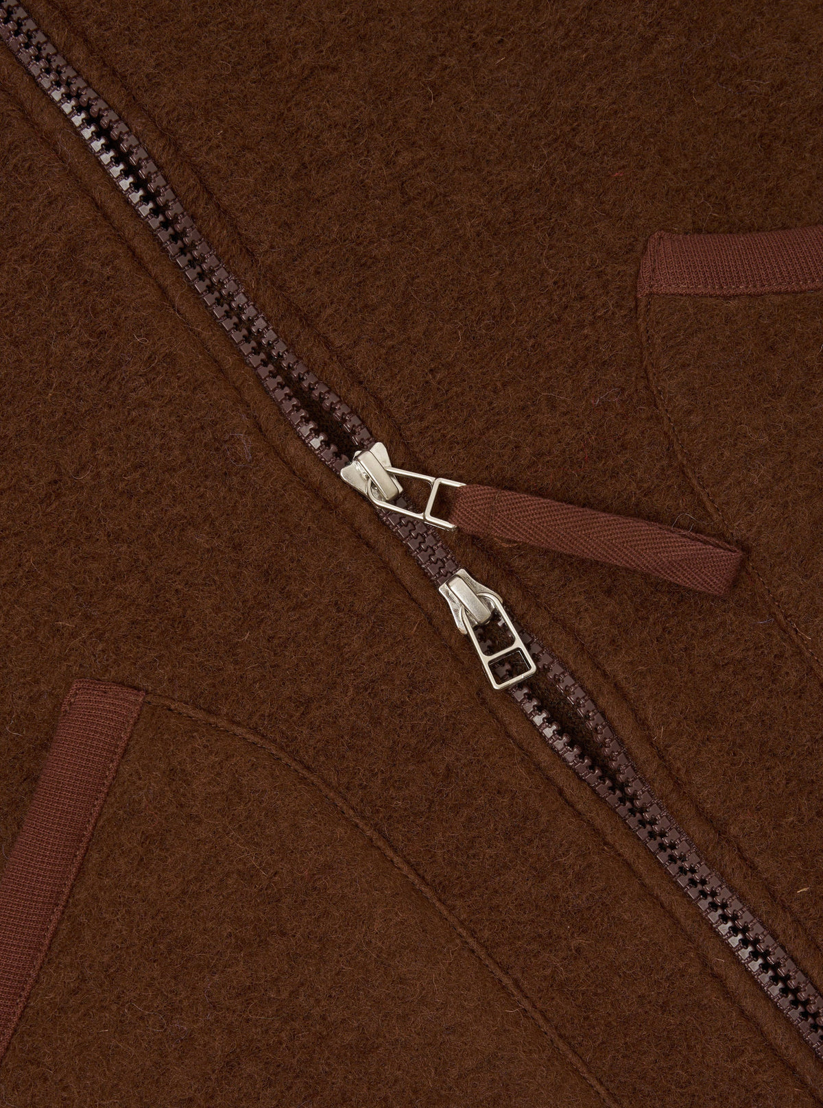 UW Zip Waistcoat - Cacao