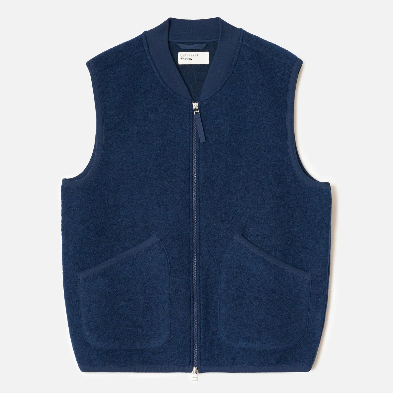 UW Zip Waistcoat - Indigo