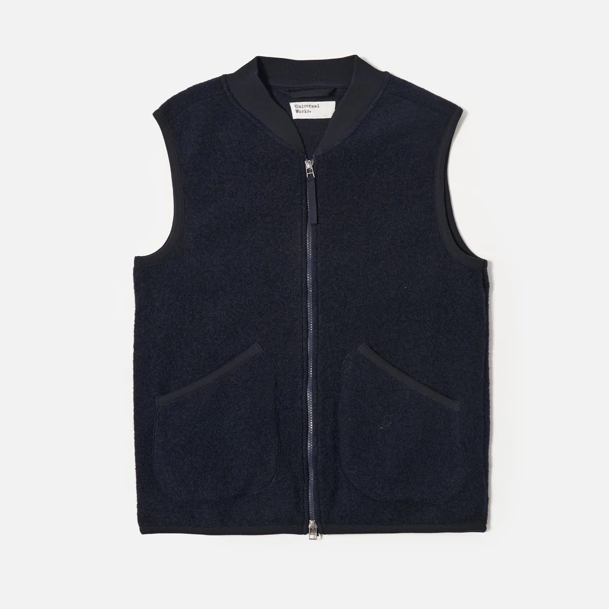 Universal Works Zip Waistcoat - Navy