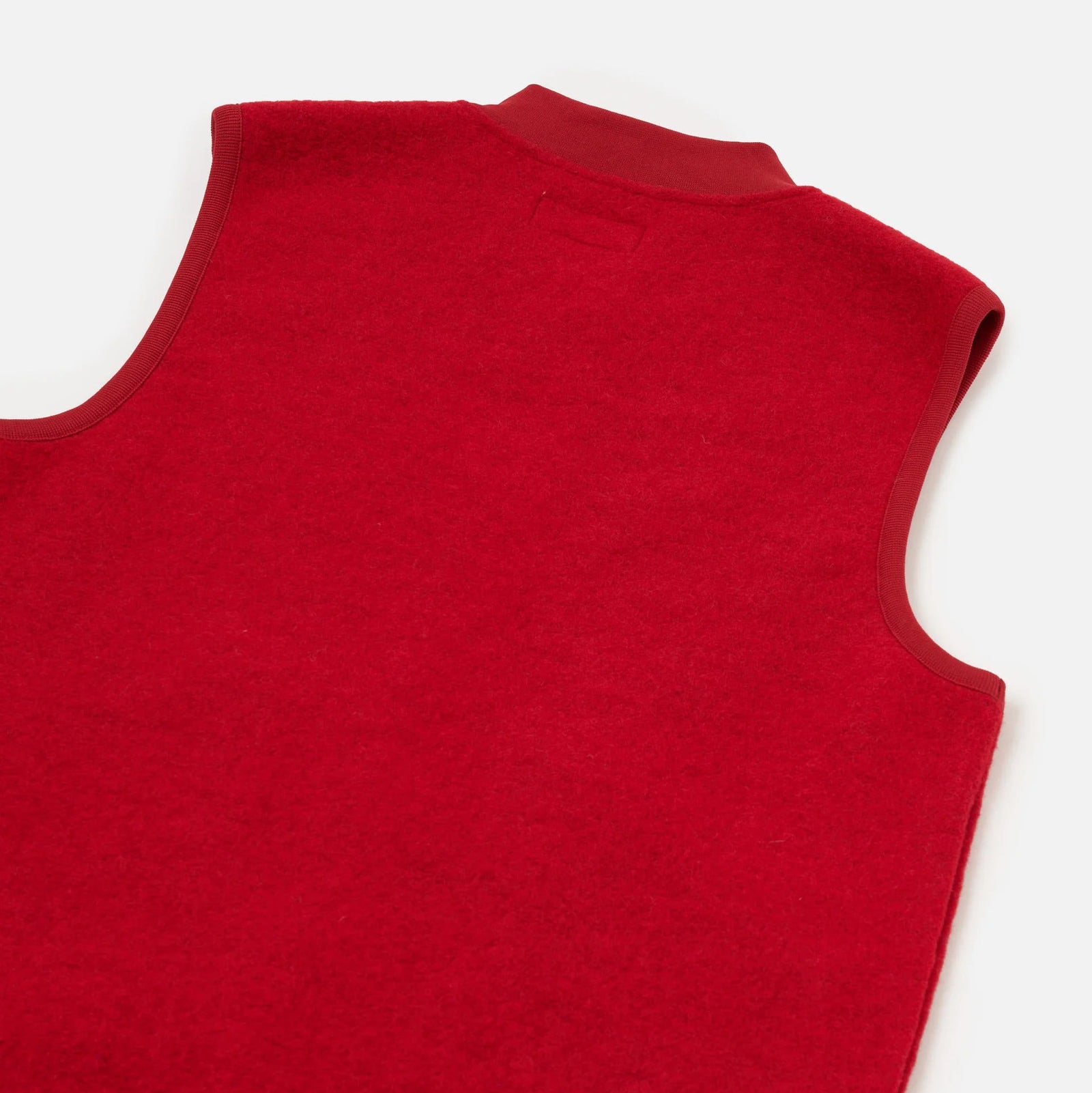 UW Zip Waistcoat - Scarlet