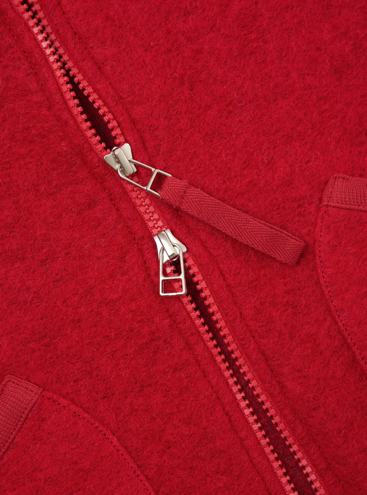 UW Zip Waistcoat - Scarlet