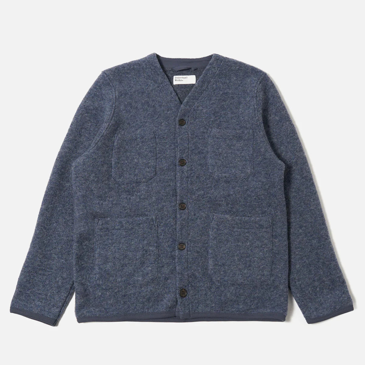 Universal Works Cardigan - Slate Blue