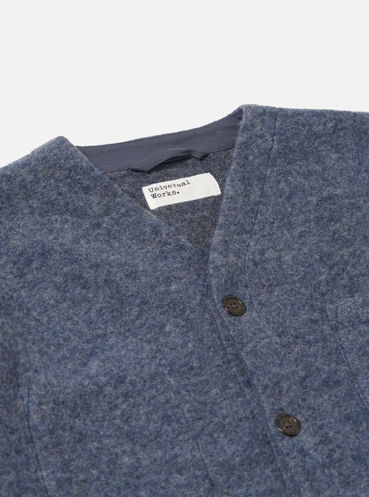 Universal Works Cardigan - Slate Blue