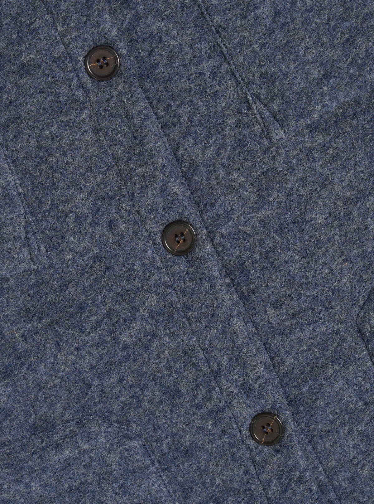 Universal Works Cardigan - Slate Blue