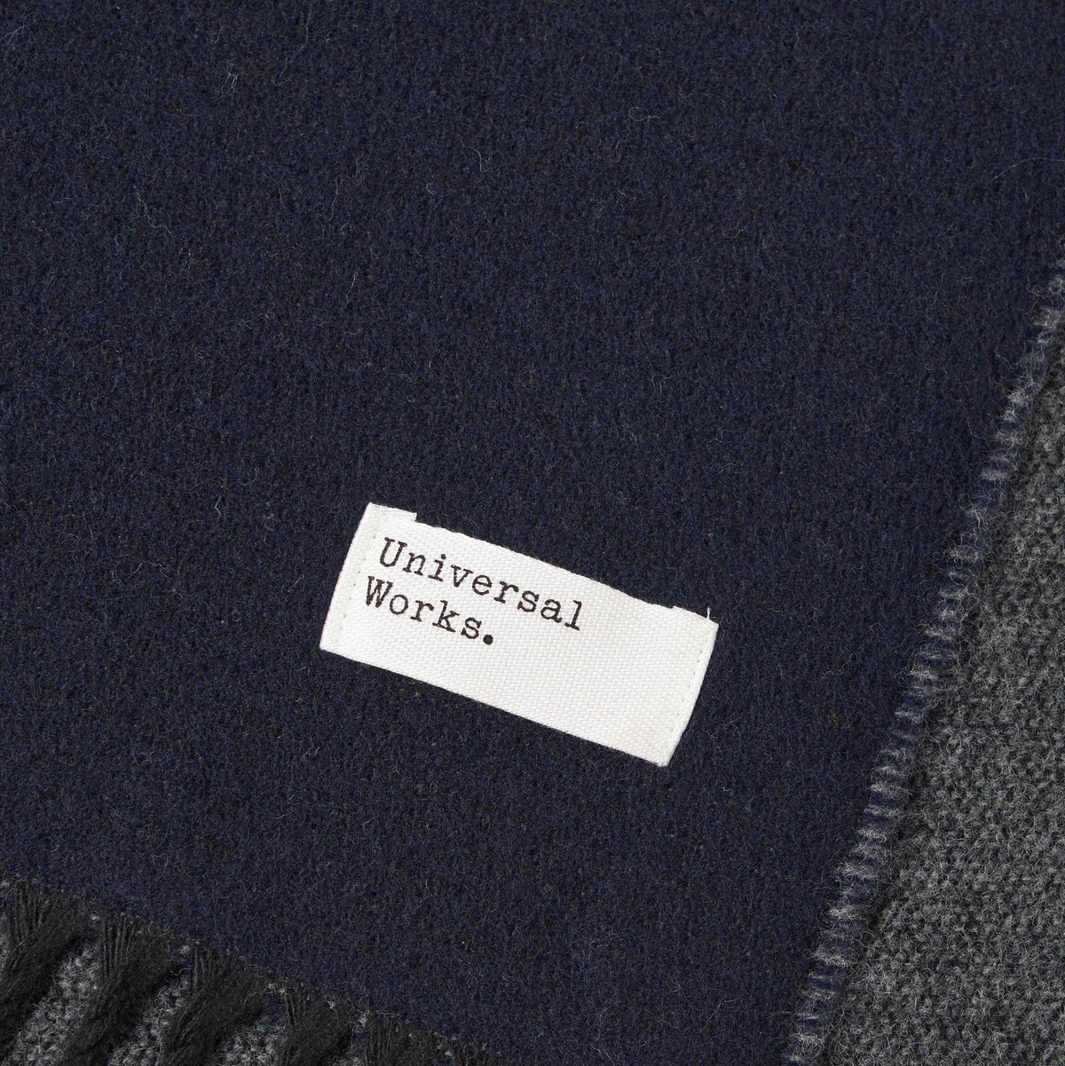 UW Scarf - Navy / Mid Grey