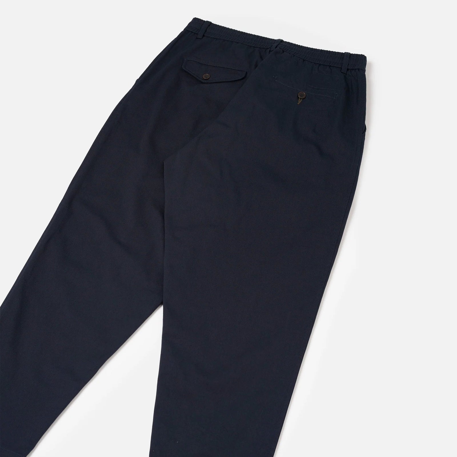 UW Pleated Track Pant - Navy