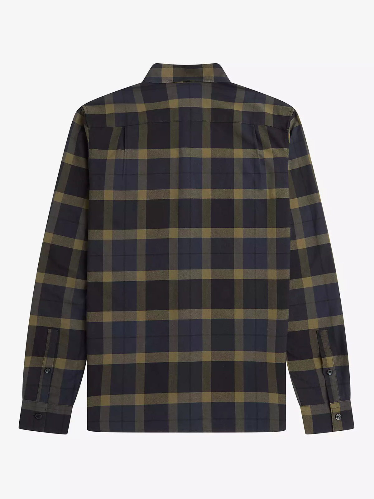 Fred Perry Tartan Shirt - Uniform Green