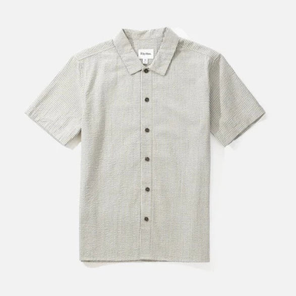 Rhythm Seersucker Stripe Shirt - Sage