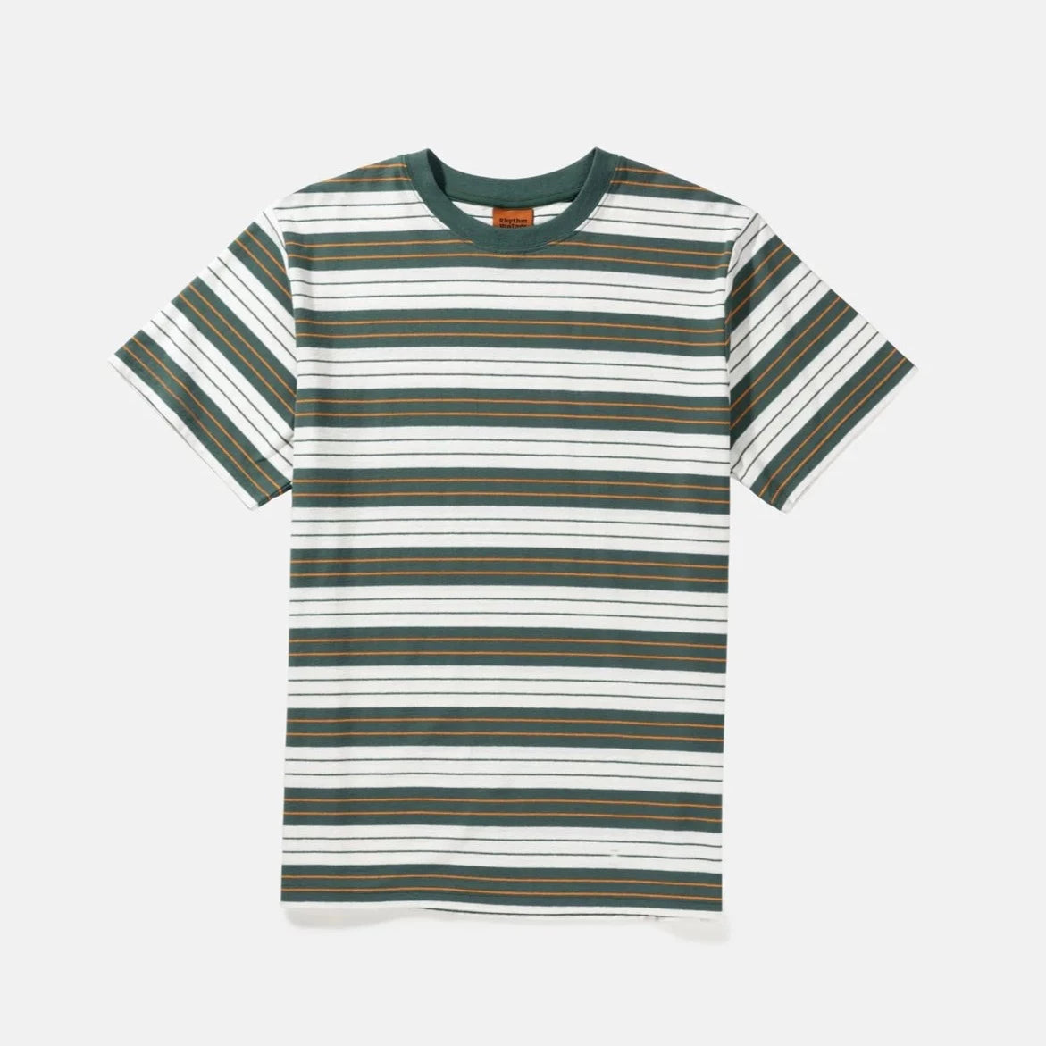 Rhythm Vintage Stripe T-Shirt - Olive