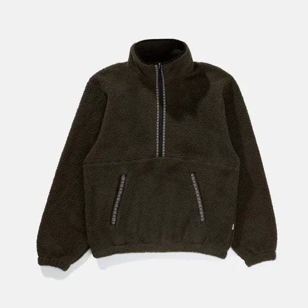 Rhythm Sherpa Pullover - Olive