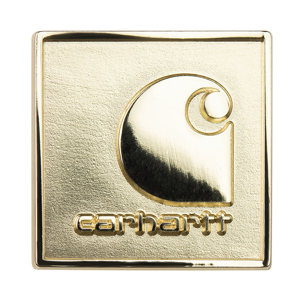 Carhartt WIP Square Label Pin - Gold