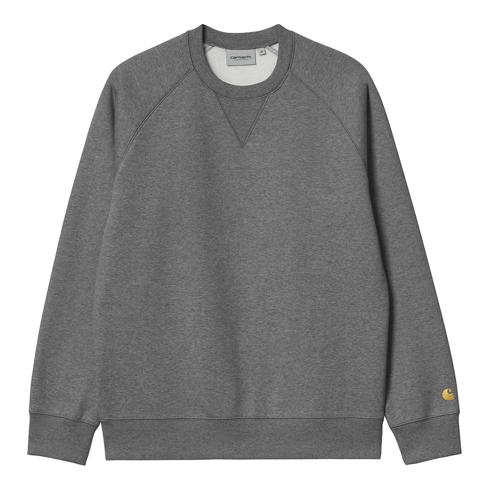 Carhartt WIP Chase Sweat - Dark Grey Heather