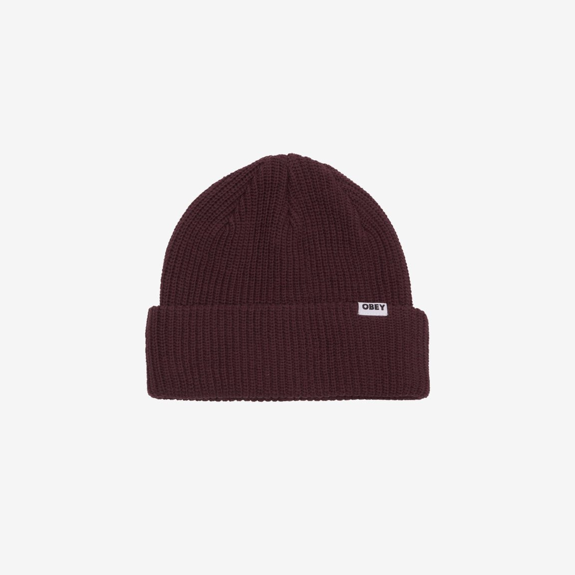 Obey Bold Organic Beanie - Plum Perfect