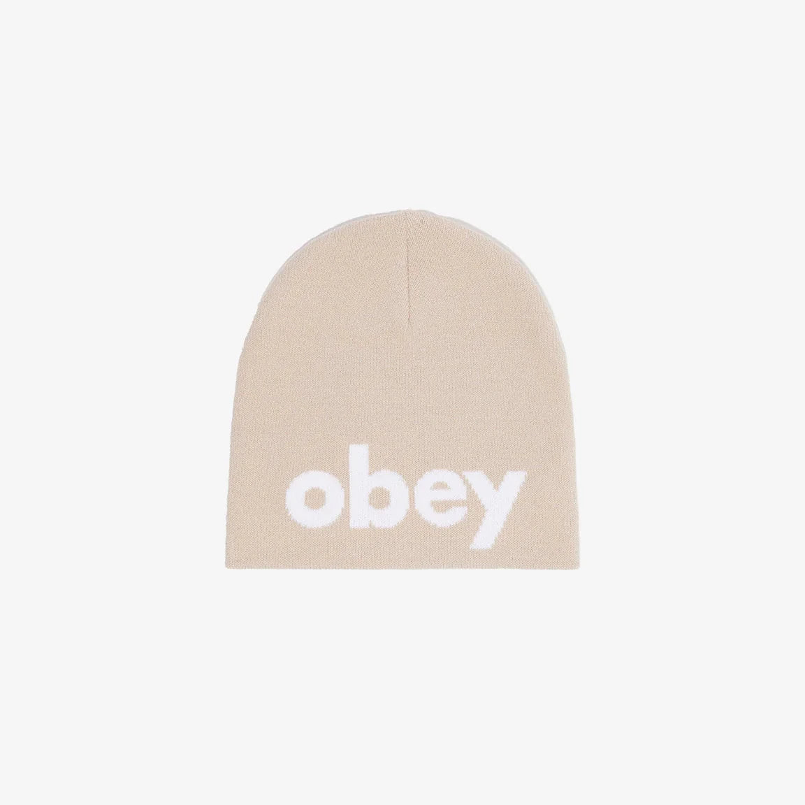 Obey Lowercase Beanie - Silver Grey