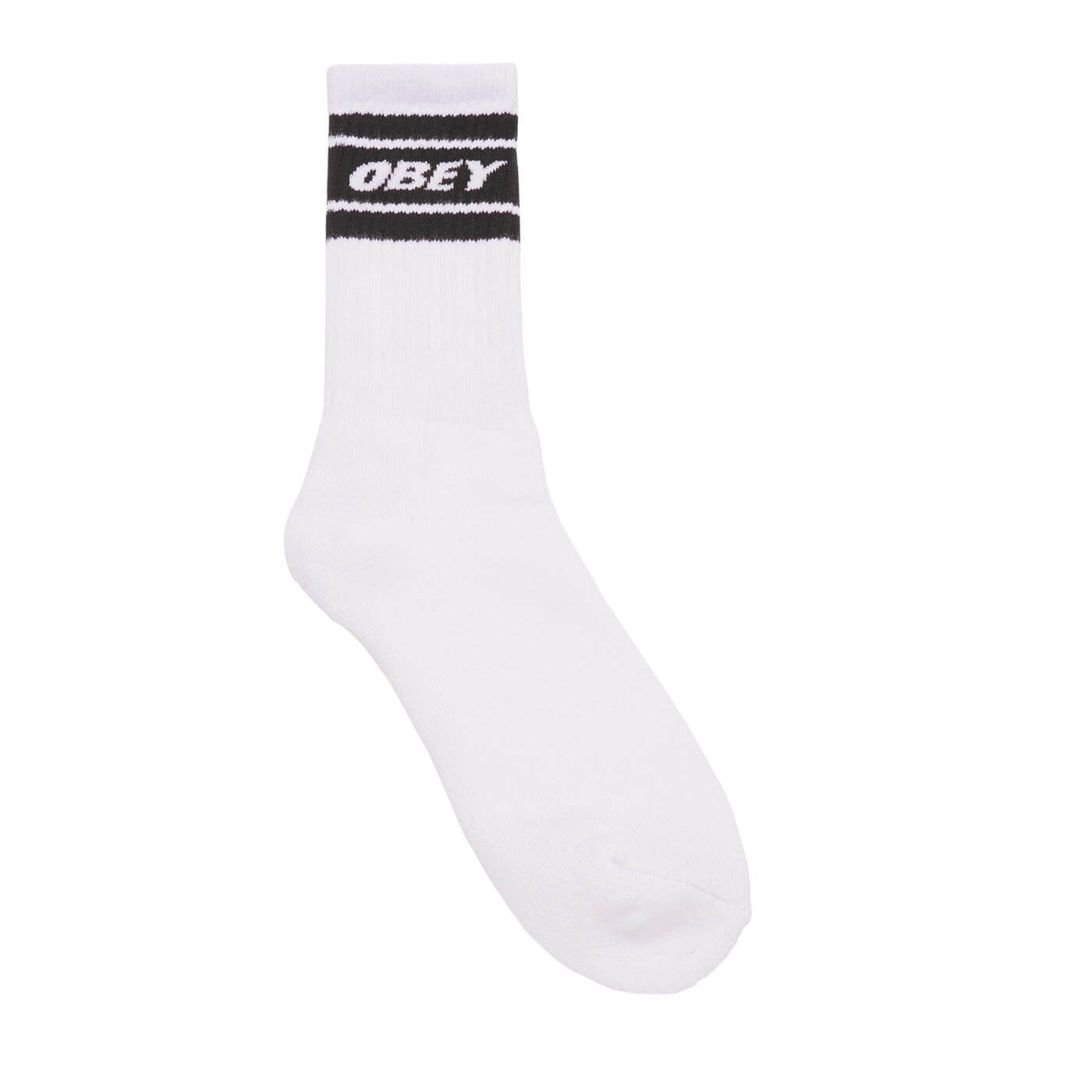 Obey Cooper Socks - White / Black