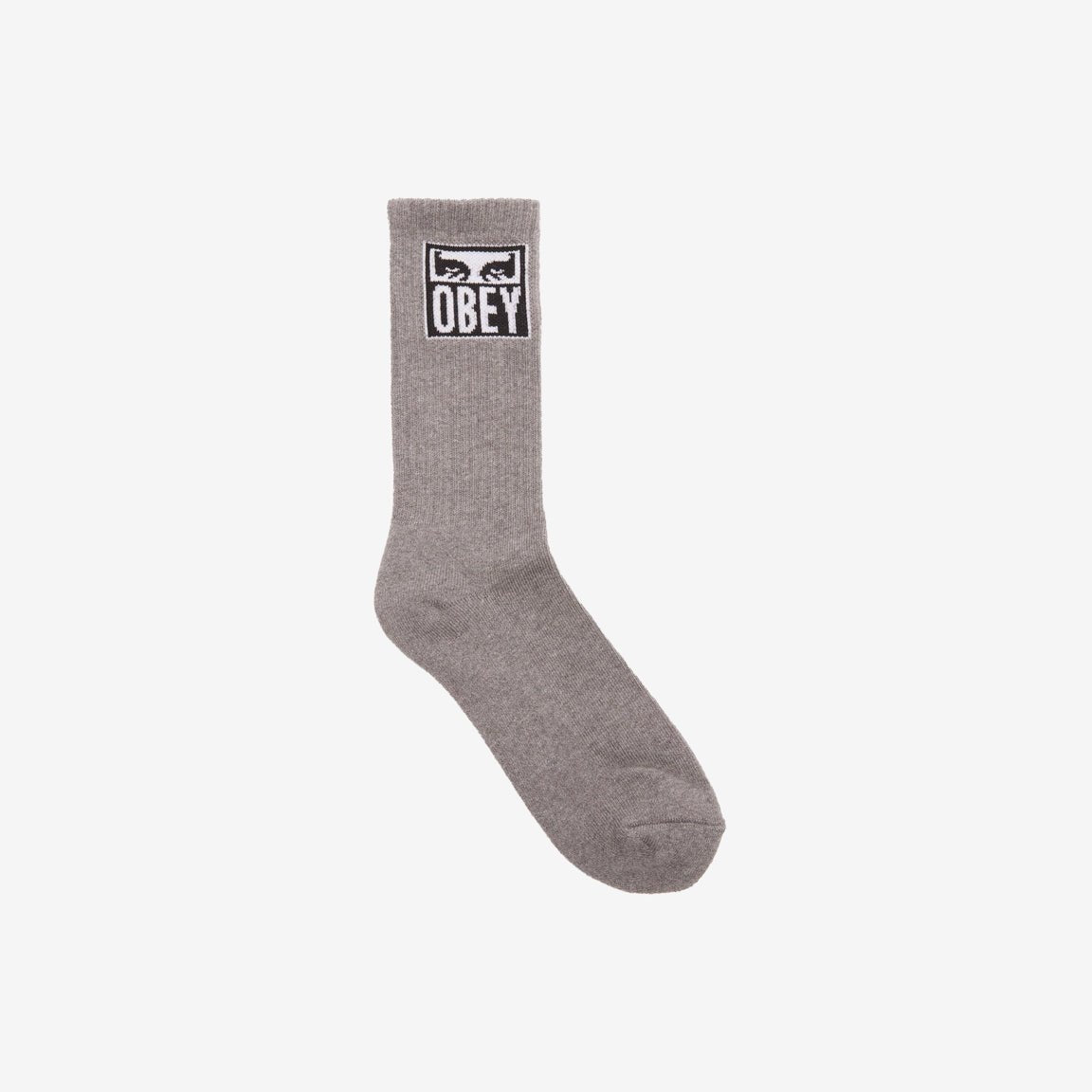 Obey Eyes Icon Socks - Ash Grey