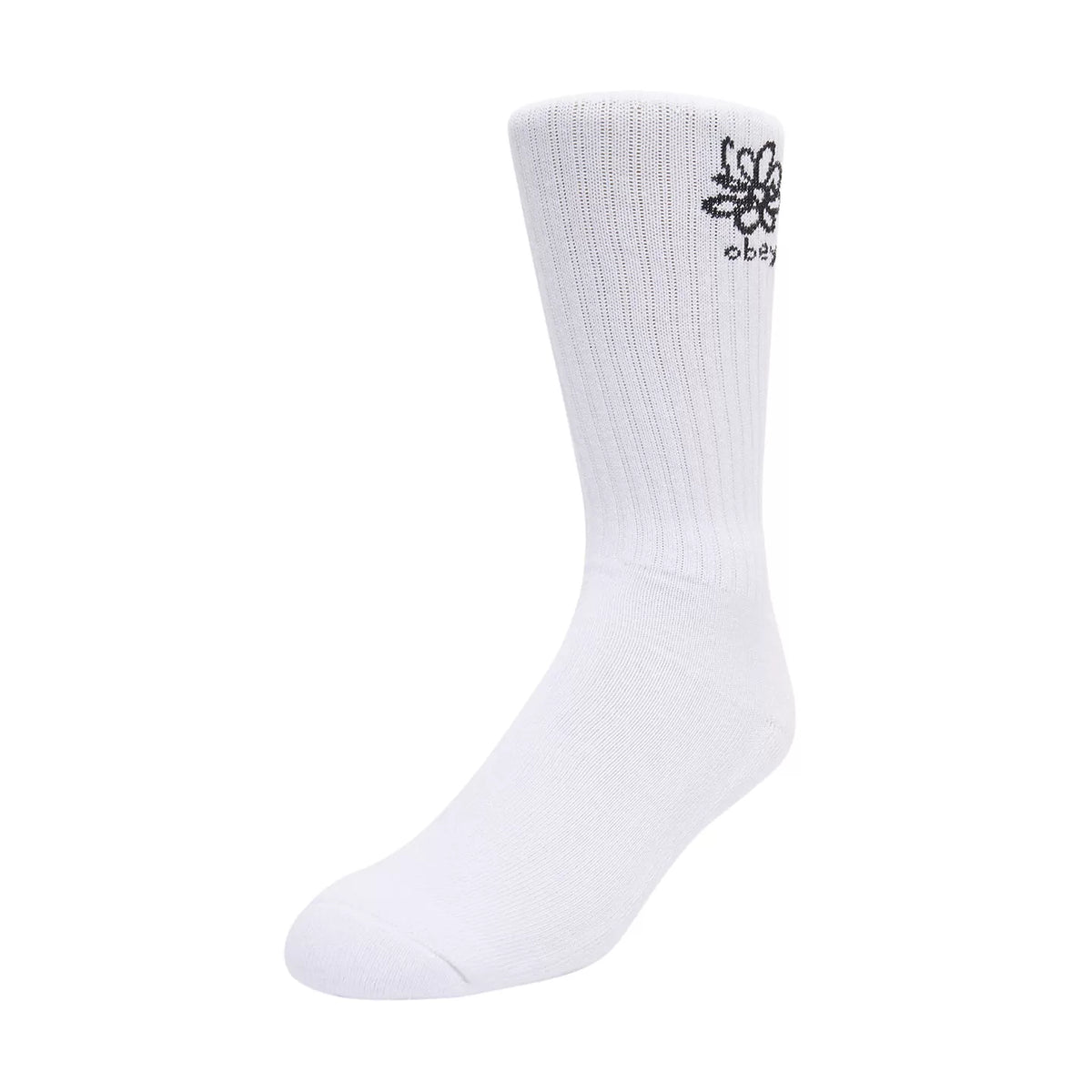 Obey Dahlia Socks - White