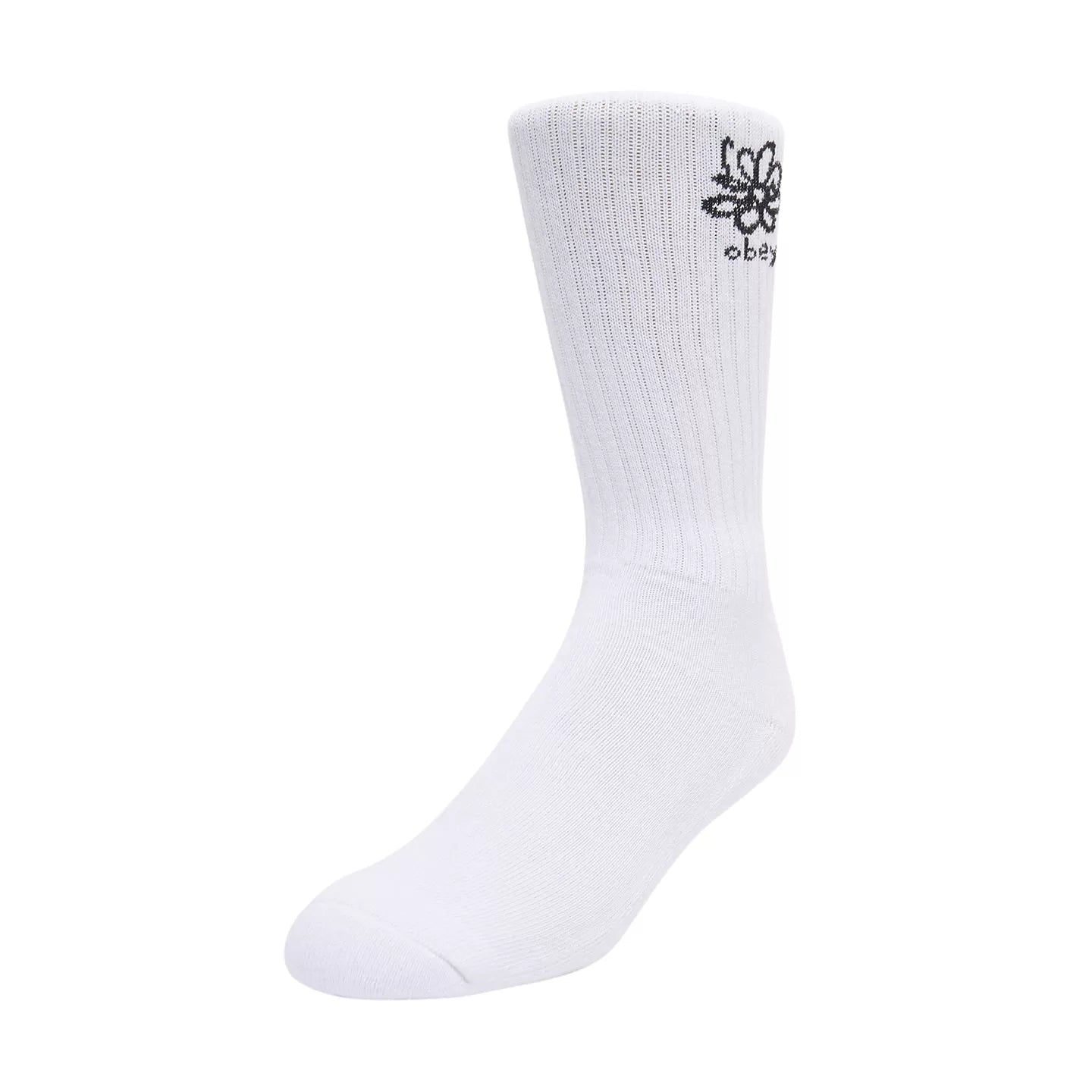 Obey Dahlia Socks - White