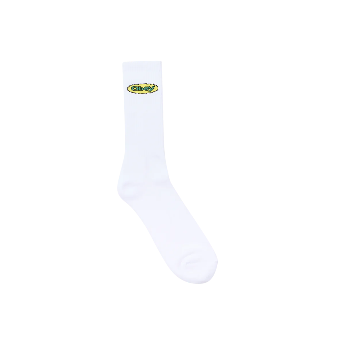 Obey Fresh Oval Socks - White