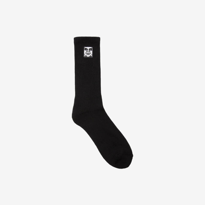 Obey Icon Face Socks - Black