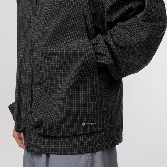 Snow Peak Kasuri Ripstop Jacket - Black