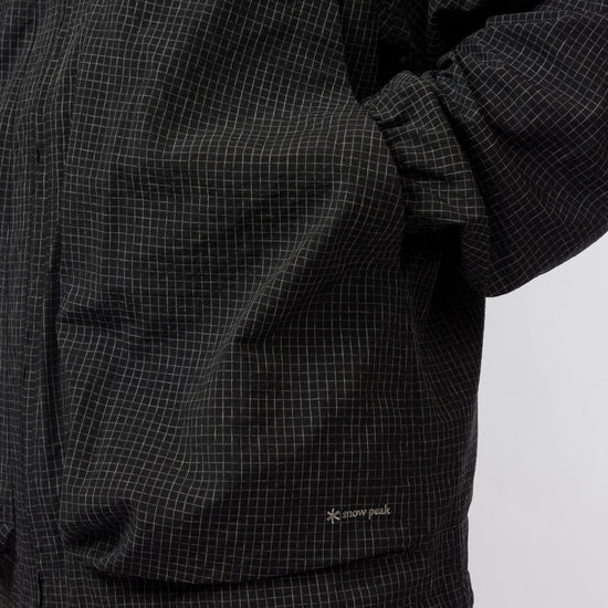 Snow Peak Kasuri Ripstop Jacket - Black