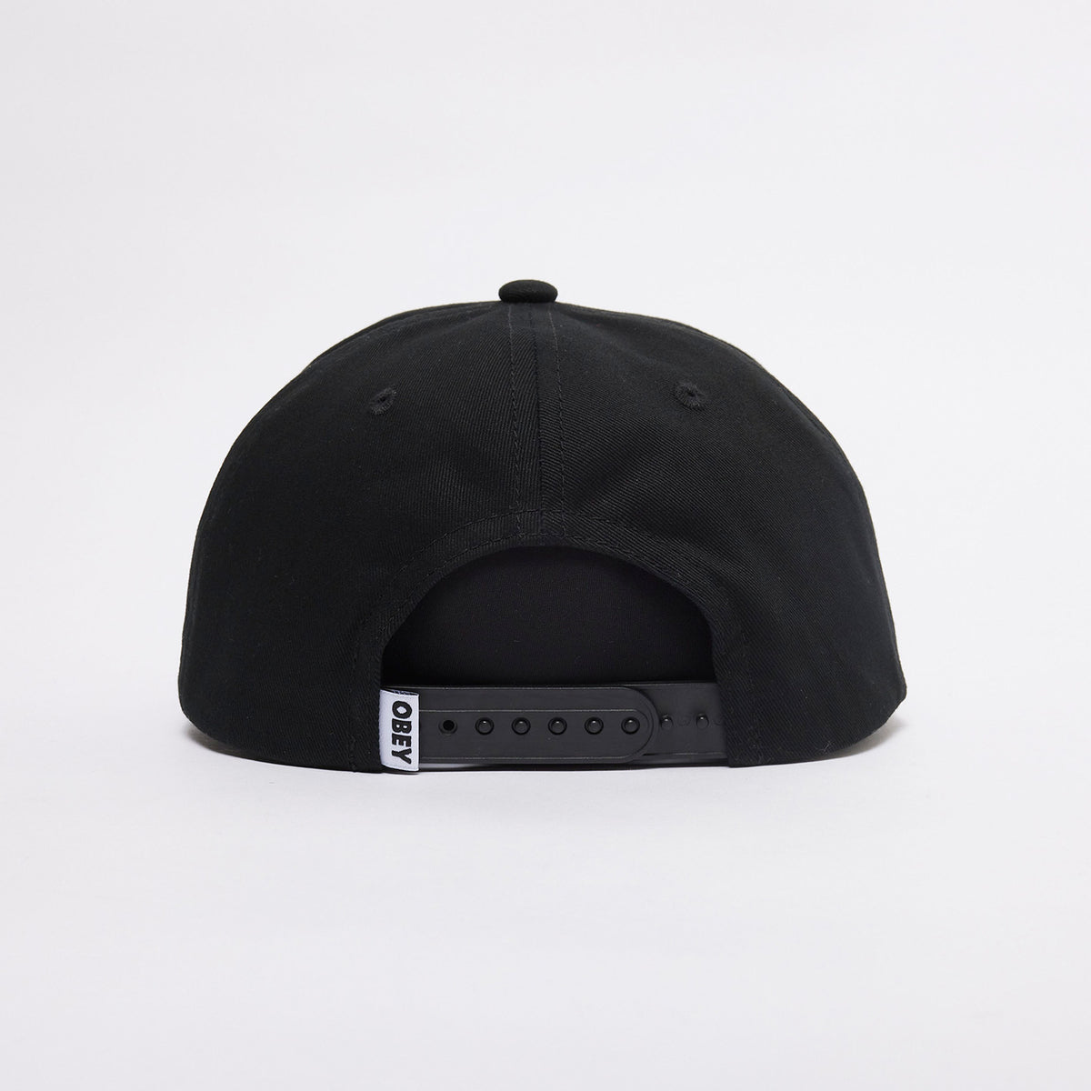 Obey Lowercase 5 Panel - Black
