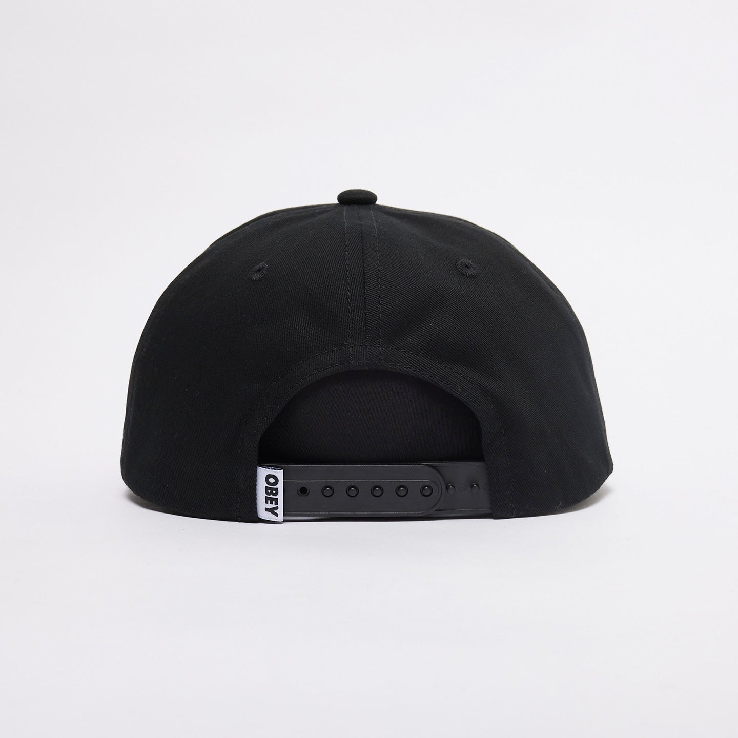 Obey Lowercase 5 Panel - Black