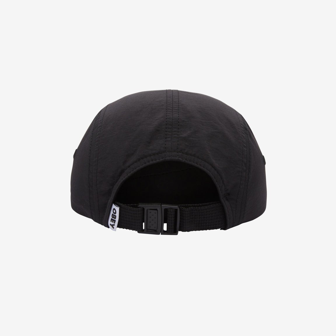 Obey Bold Nylon Camp Cap - Black