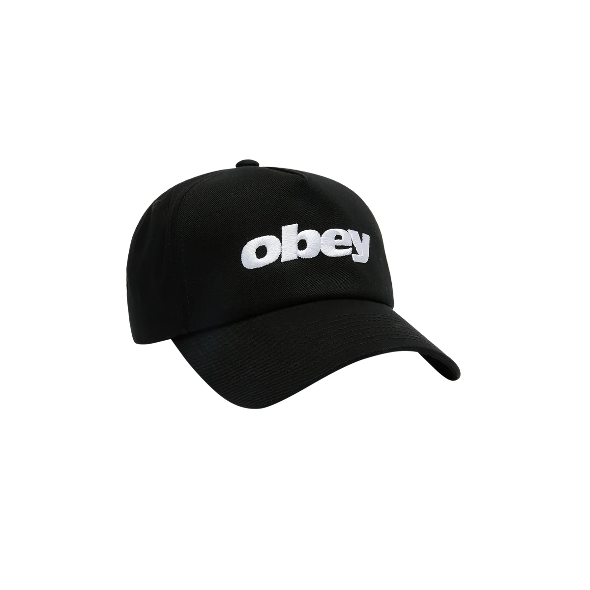 Obey Delta 5 Panel Snapback - Black