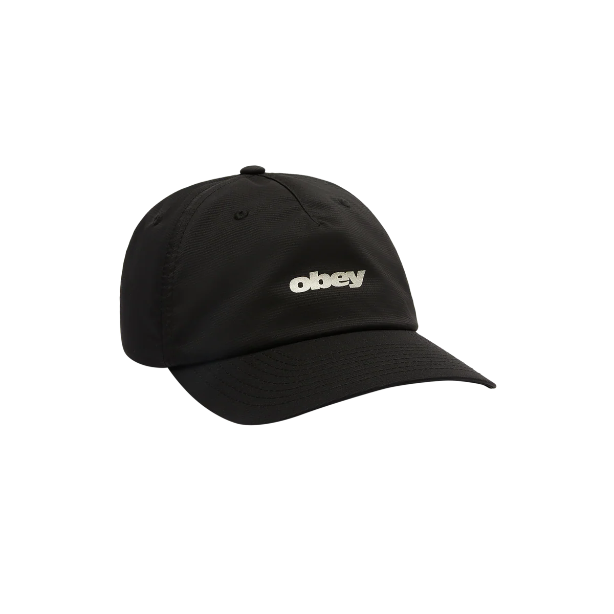 Obey Stride 5 Panel Strapback - Black