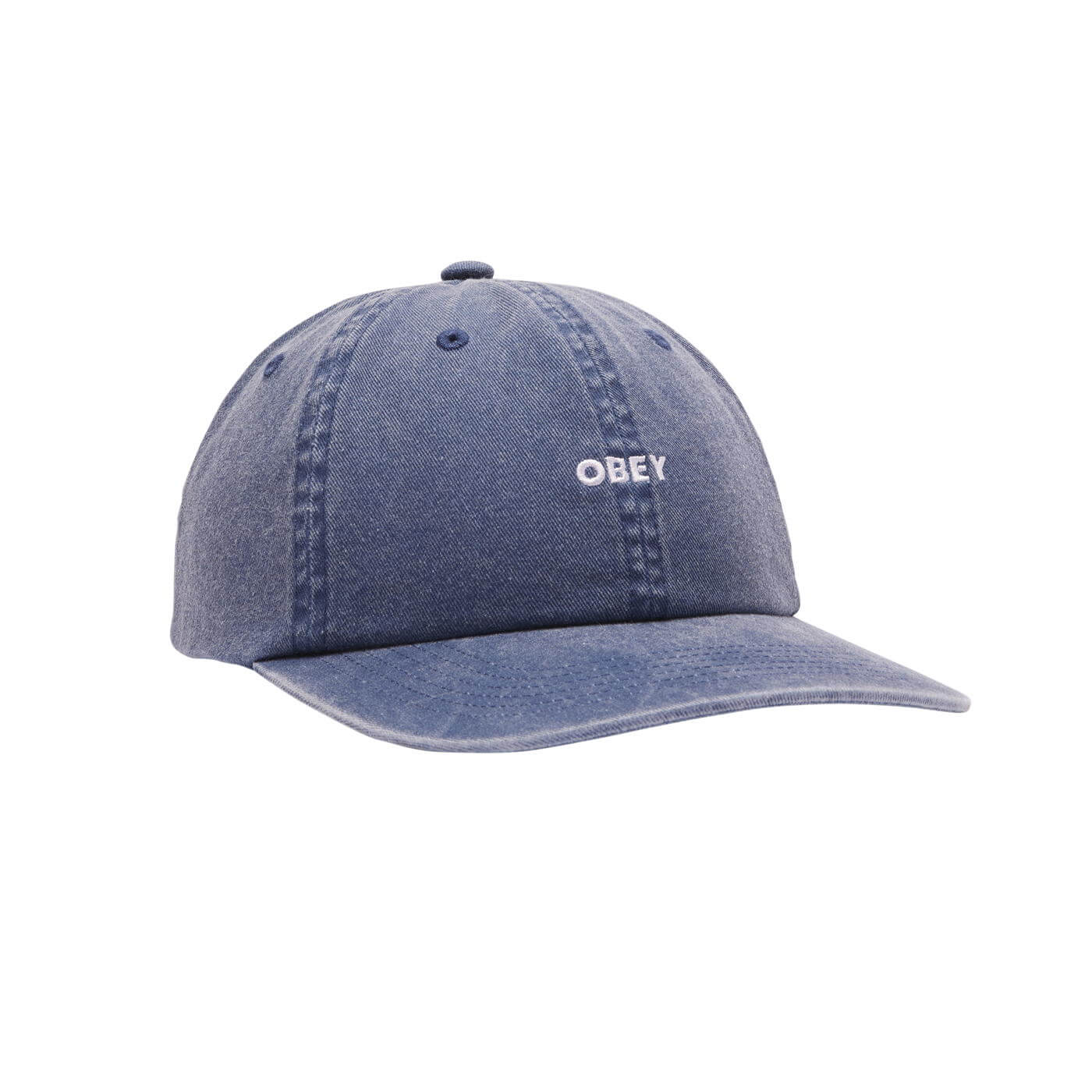 Obey Pigement Lowercase 6 Panel - Pigment Navy