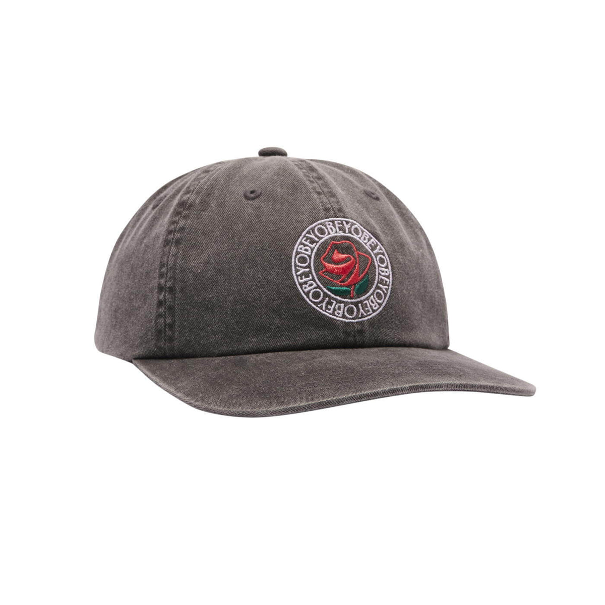 Obey Studio 6 Panel Snapback - Pigment Black