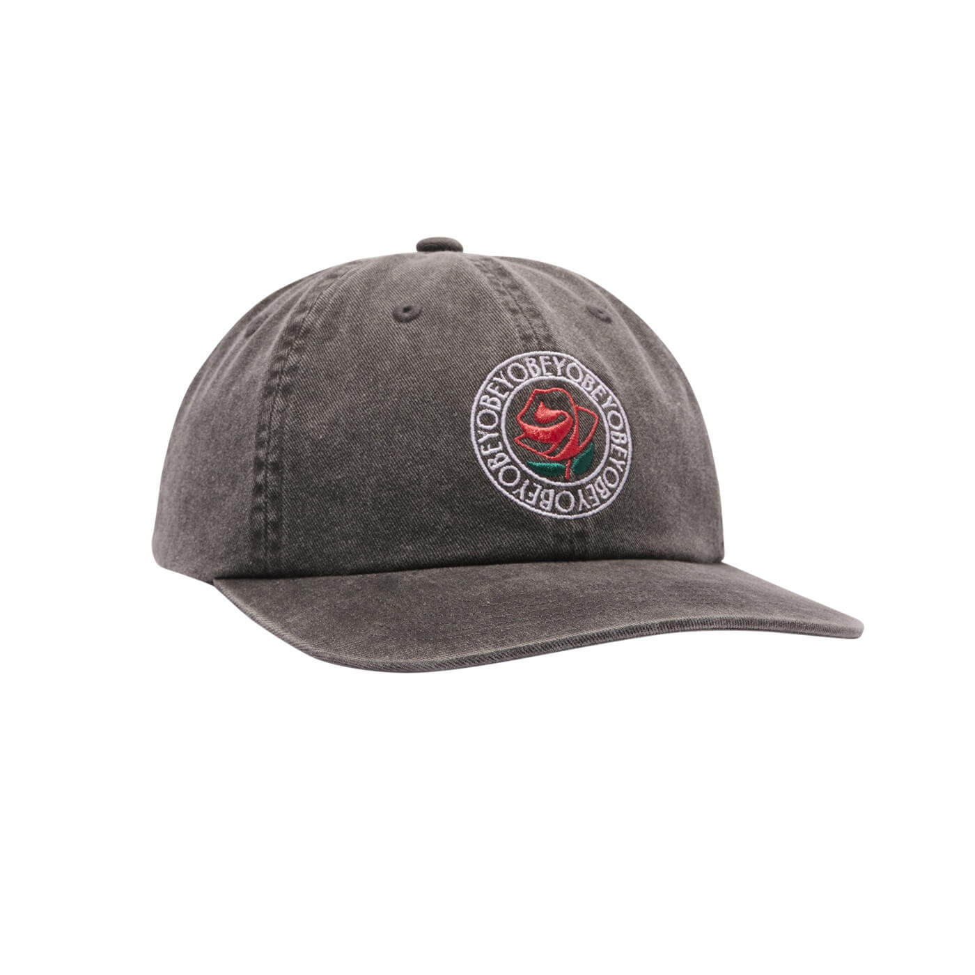 Obey Studio 6 Panel Snapback - Pigment Black