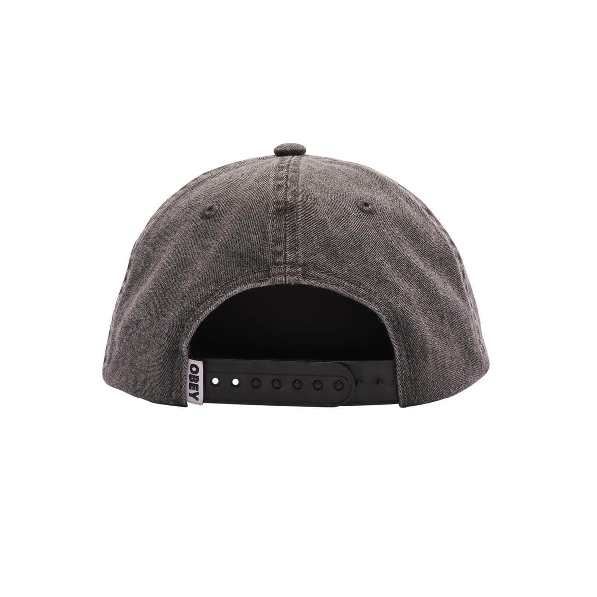 Obey Studio 6 Panel Snapback - Pigment Black