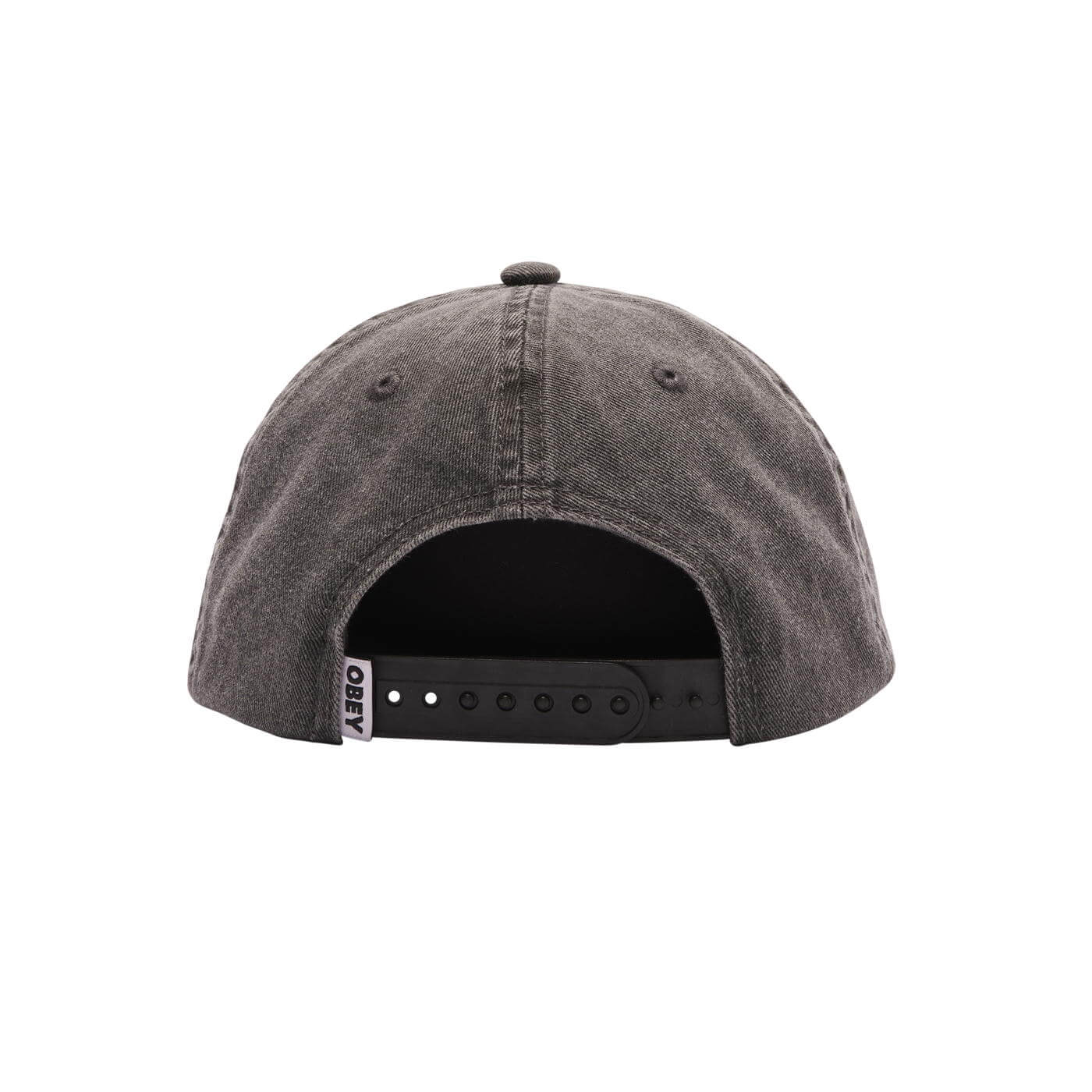 Obey Studio 6 Panel Snapback - Pigment Black